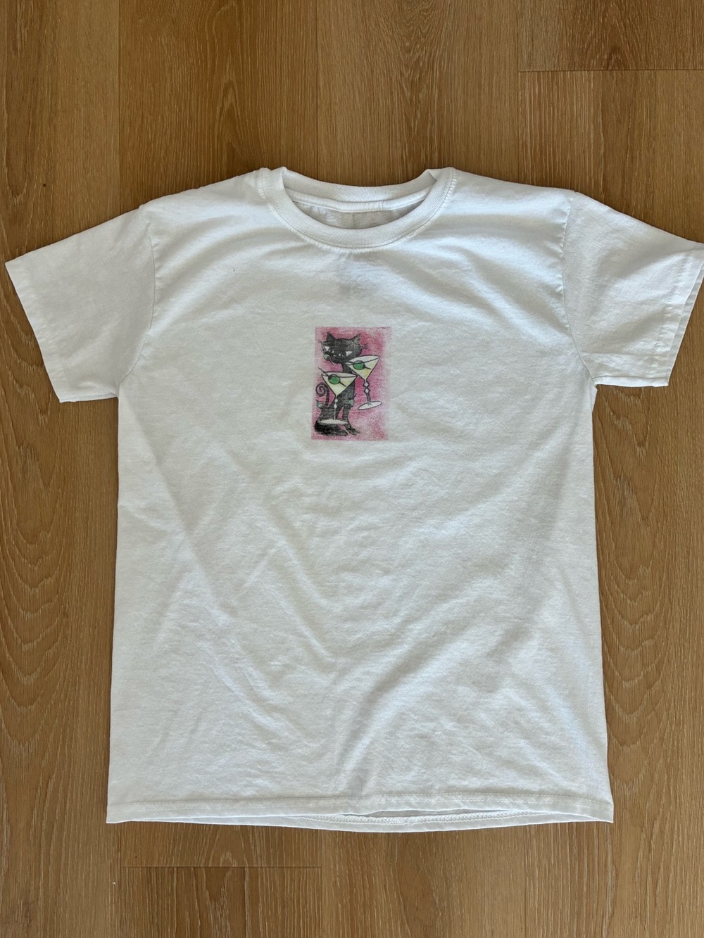 Graphic vintage style baby tee women’s size S/XS (Hanes boys M)